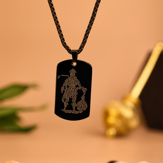 Hanuman Chalisha Pendant with Chain